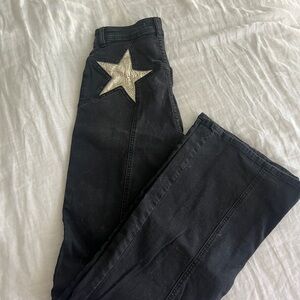 We The Free Firecracker Flare Jeans Black